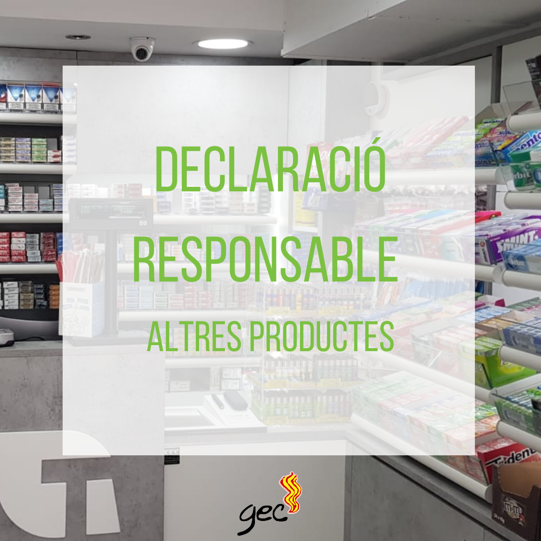 Declaració Responsable Declaració Responsable