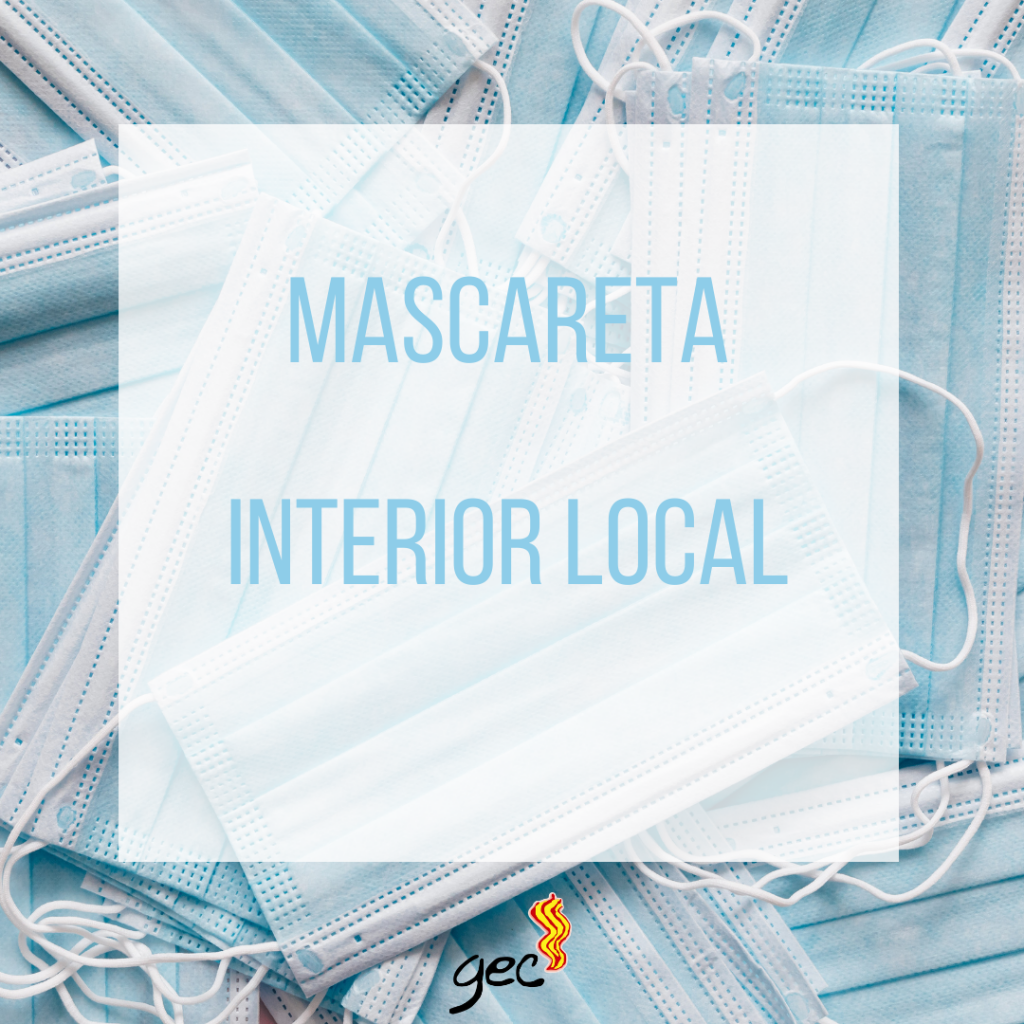mascareta a l'interior