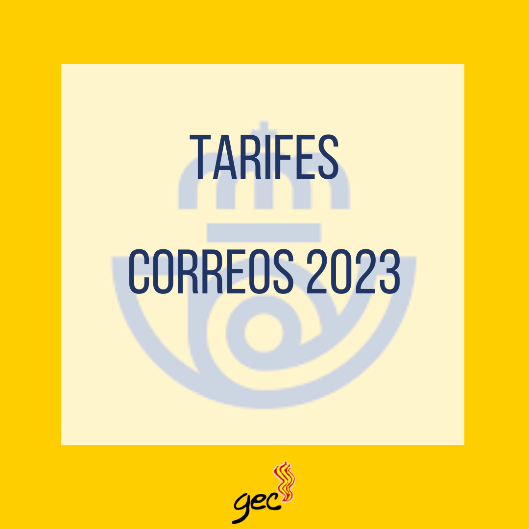 Tarifes Correos 23 Tarifes Correos 23