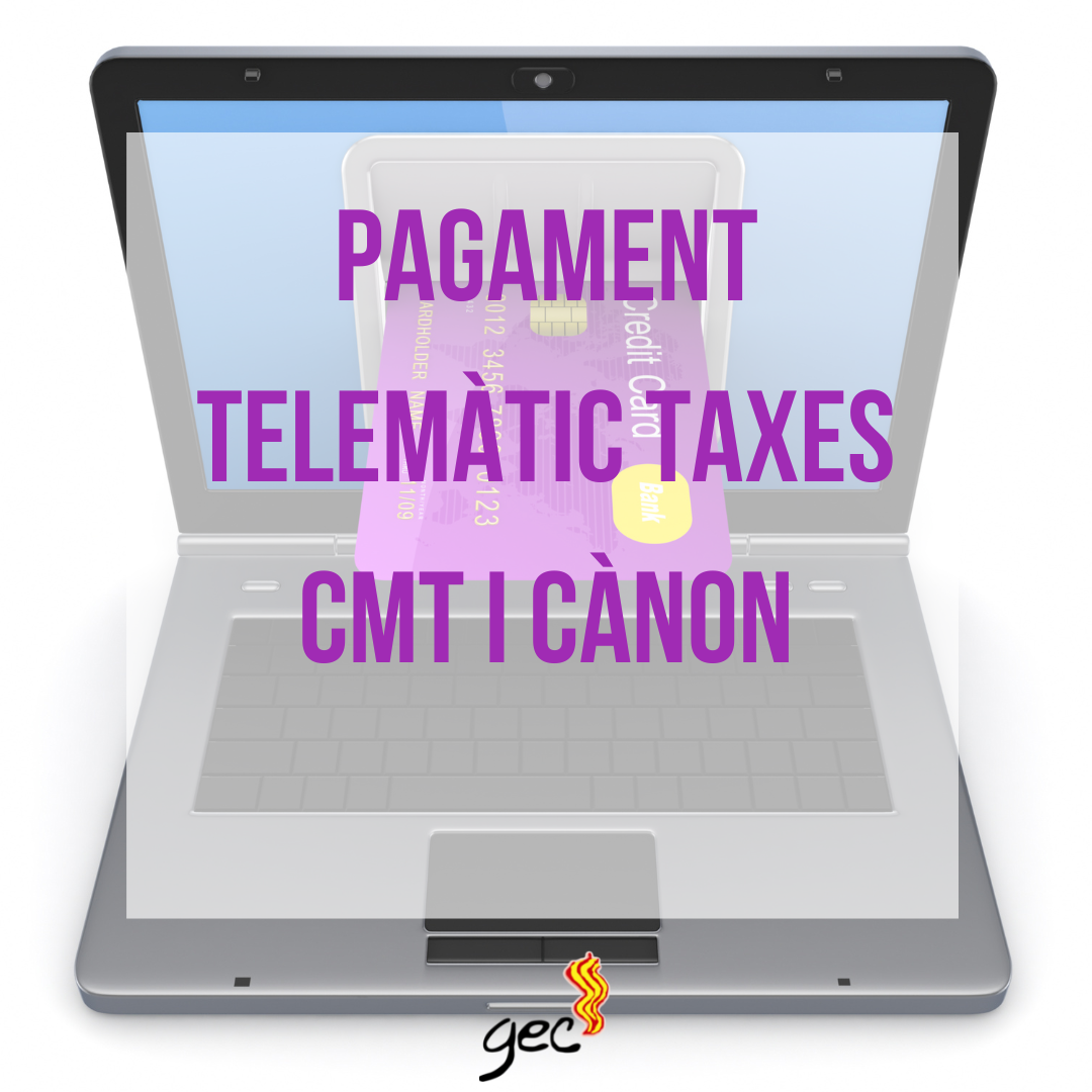 pagament telemàtic taxes cmt i cànon pagament telemàtic taxes cmt i cànon