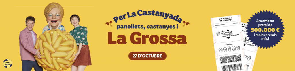 LaGrossa Castanyada Online 1440x350 Web 1024x249 - Premis sorteig La Grossa de La Diada 2023