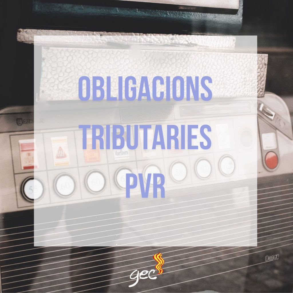 GEC - Obligacions tributaries PVR