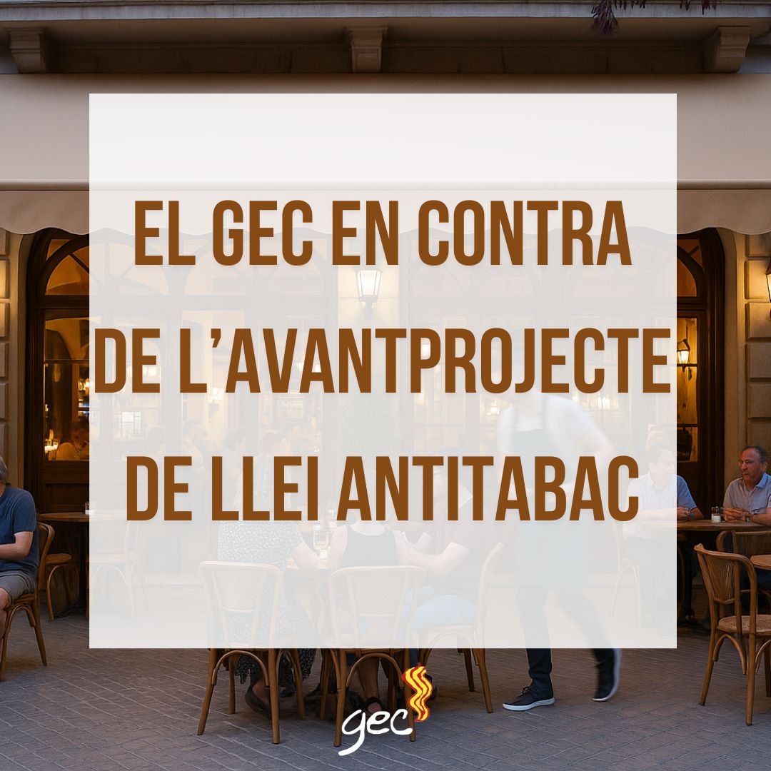 GEC – contra avantprojecte llei antitabac
